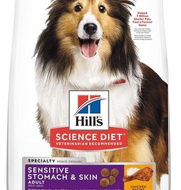 Hill's Science Diet Hill's SD Canine ADULT SENSITIVE STOMACH  15.5 lb.
