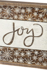 Inset Slat Box Sign - Joy