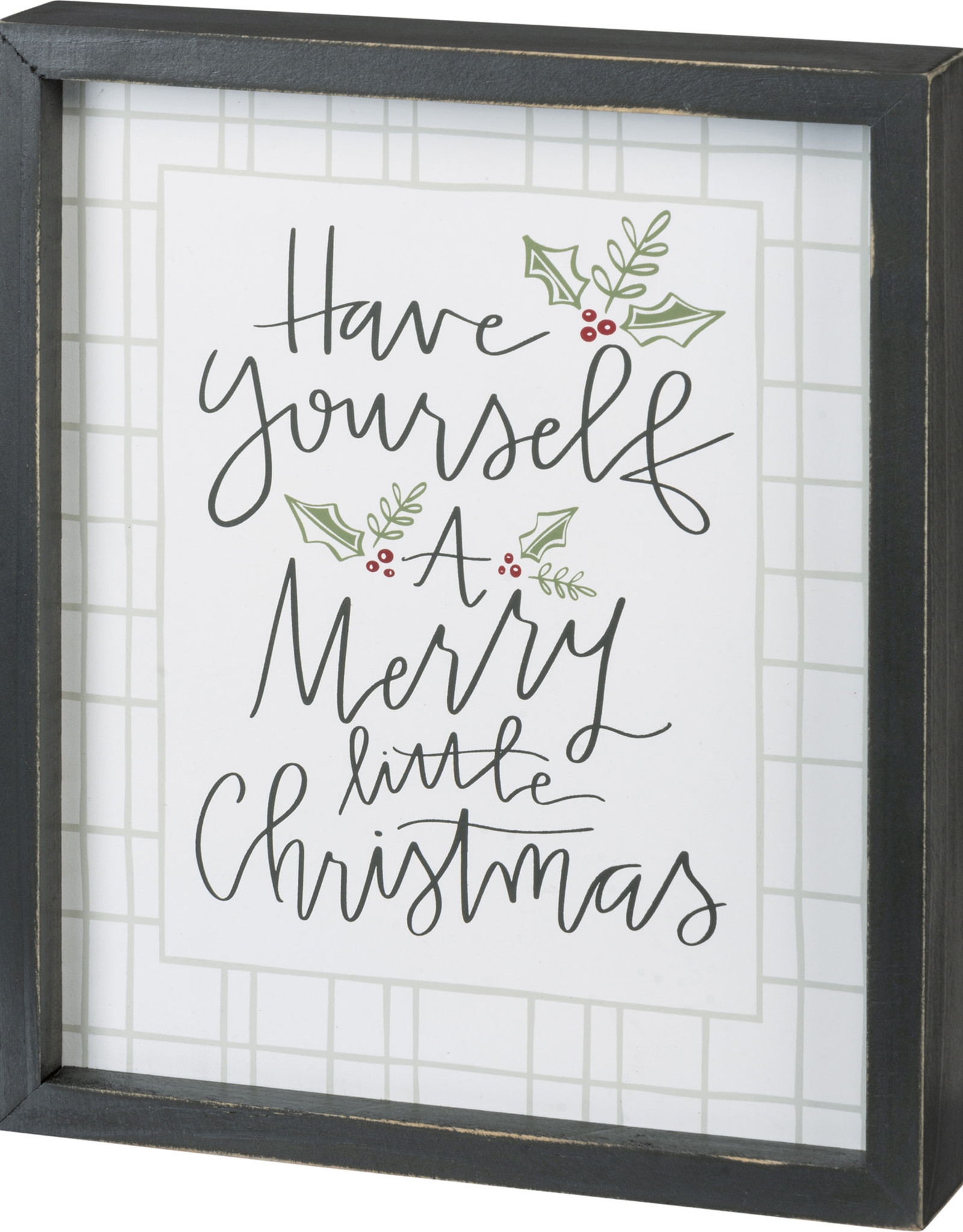 Inset Box Sign - Have Yourself A Merry Christmas