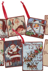 Gift Tag  - Retro Santa