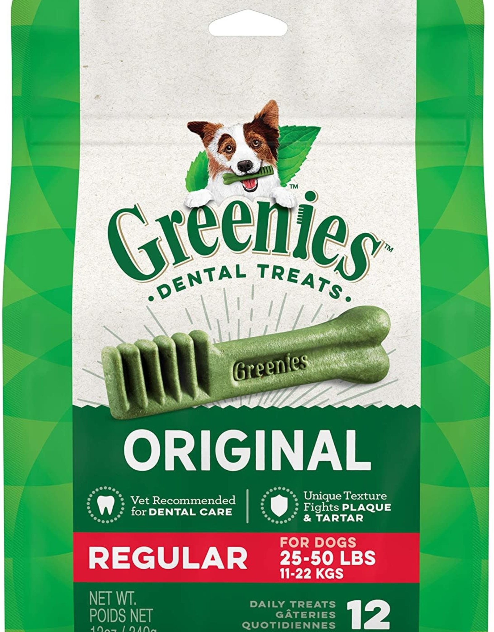 MARS PETCARE-GREENIES Greenies REGULAR Dog 12oz 12PK