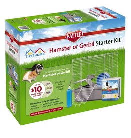 KAYTEE PRODUCTS Kaytee My First Home Hamster or Gerbil Starter Kit 13.5 X 11 X 14.5