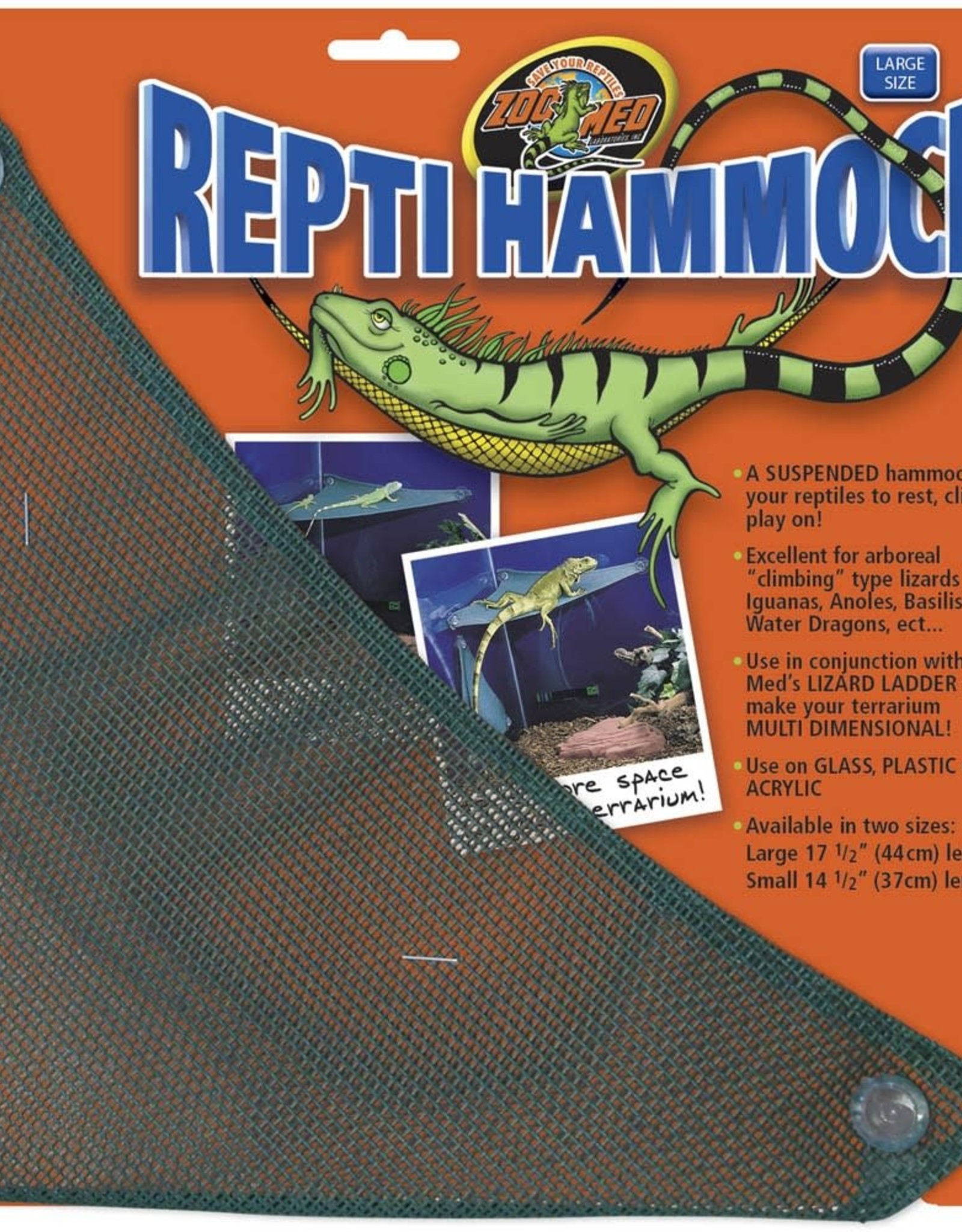 ZOO MED LABORATORIES Zoo Med ReptiHammock 17.5in Length Large