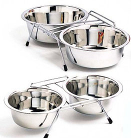 ETHICAL PRODUCT INC. Spot Diner Time Stainless Double Diner Dog Bowl Silver 1ea/1 pt