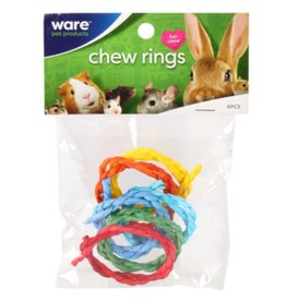 WARE COLORFUL CHEW RINGS 6PC