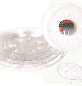 BOND Heavy Duty PLASTIC SAUCER - CLEAR 12 IN