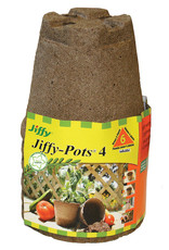 Jiffy Jiffy Pots 4" Round  6 PK