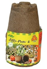 Jiffy Jiffy Pots 4" Round  6 PK