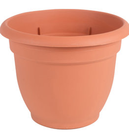 BLOEM Bloem Ariana Planter with Grid Terra Cotta 8 in
