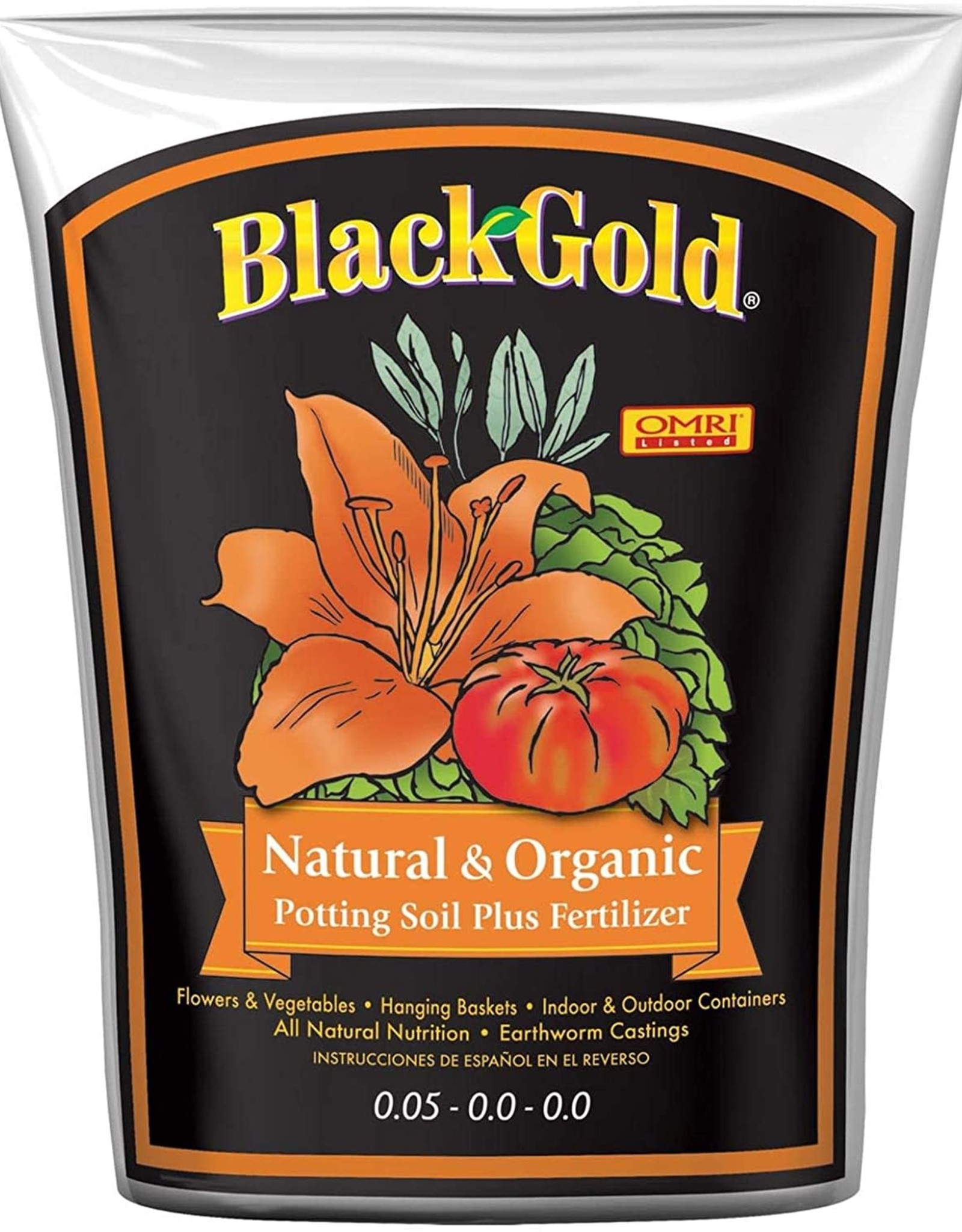 Black Gold Natural & Organic Potting Soil  2 CU FT