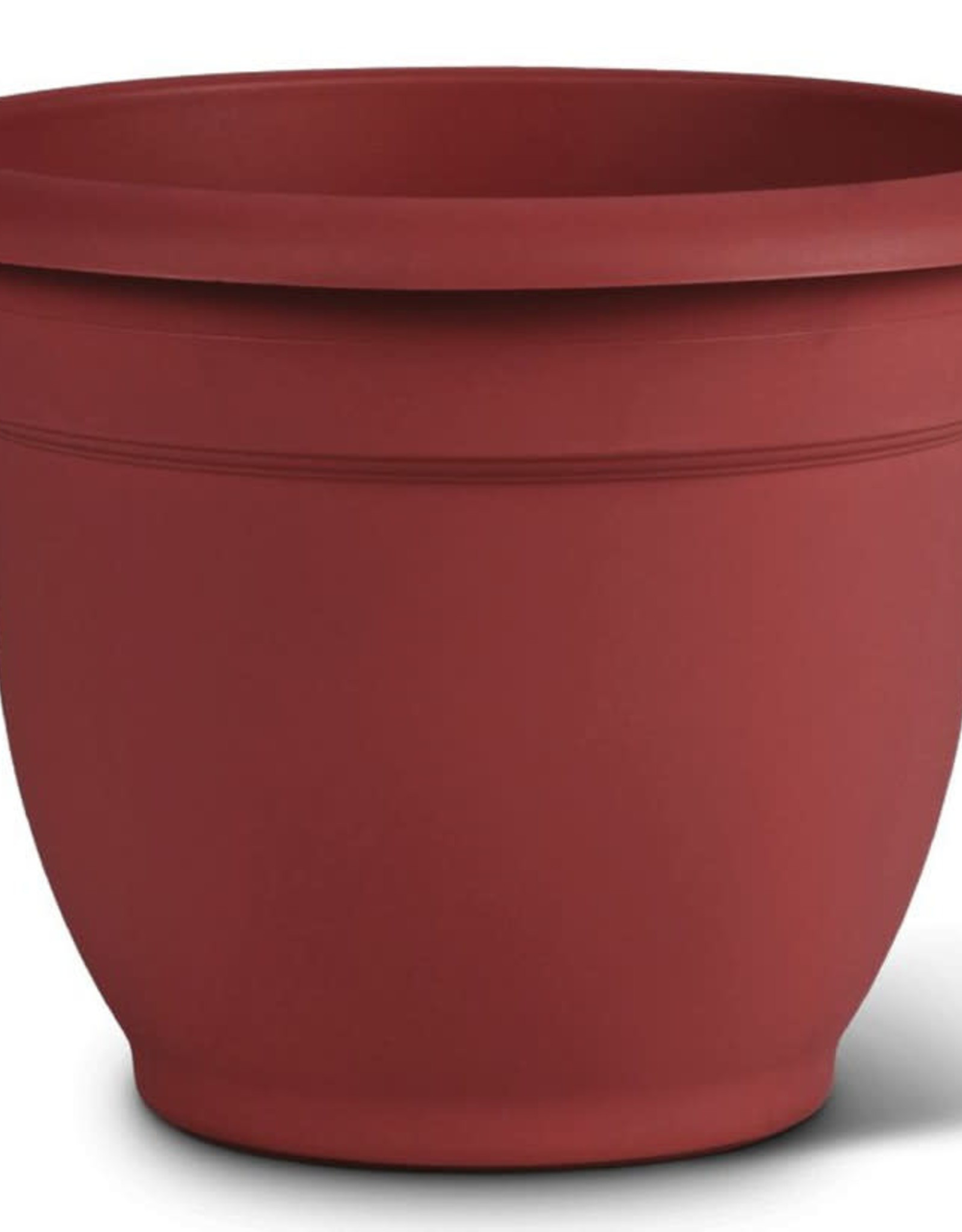 BLOEM Bloem Ariana Planter with Grid Burnt Red 8 in