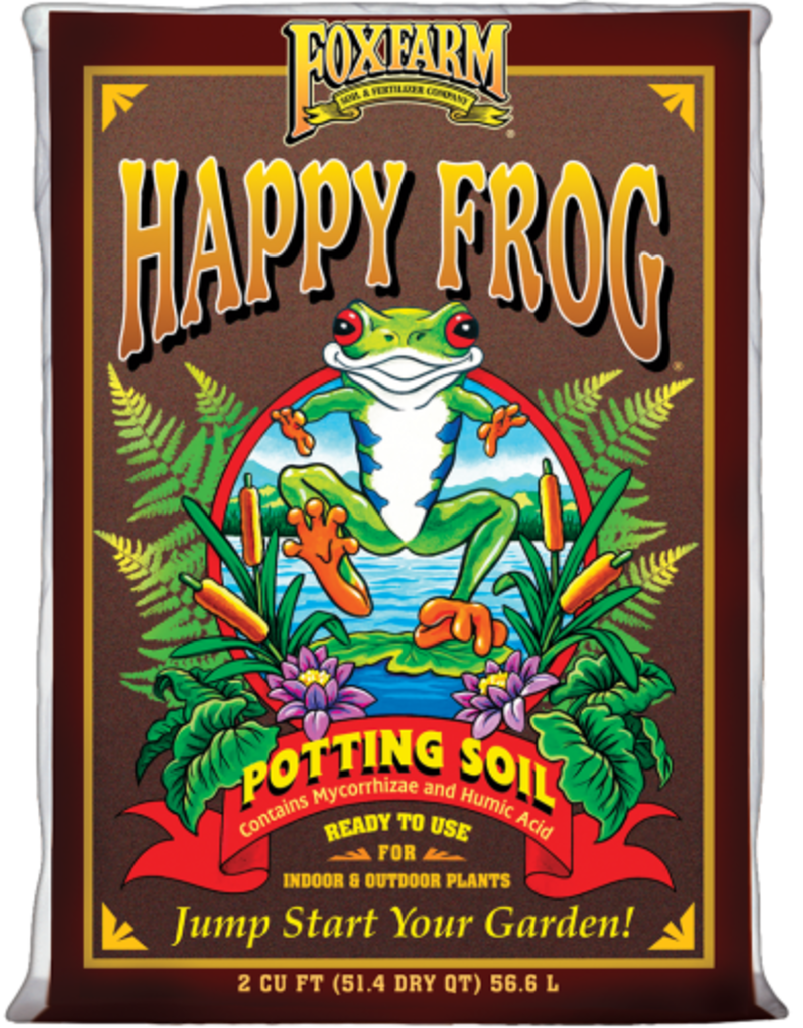 FoxFarm Fox Farm Happy Frog Potting Soil, 2 cu ft