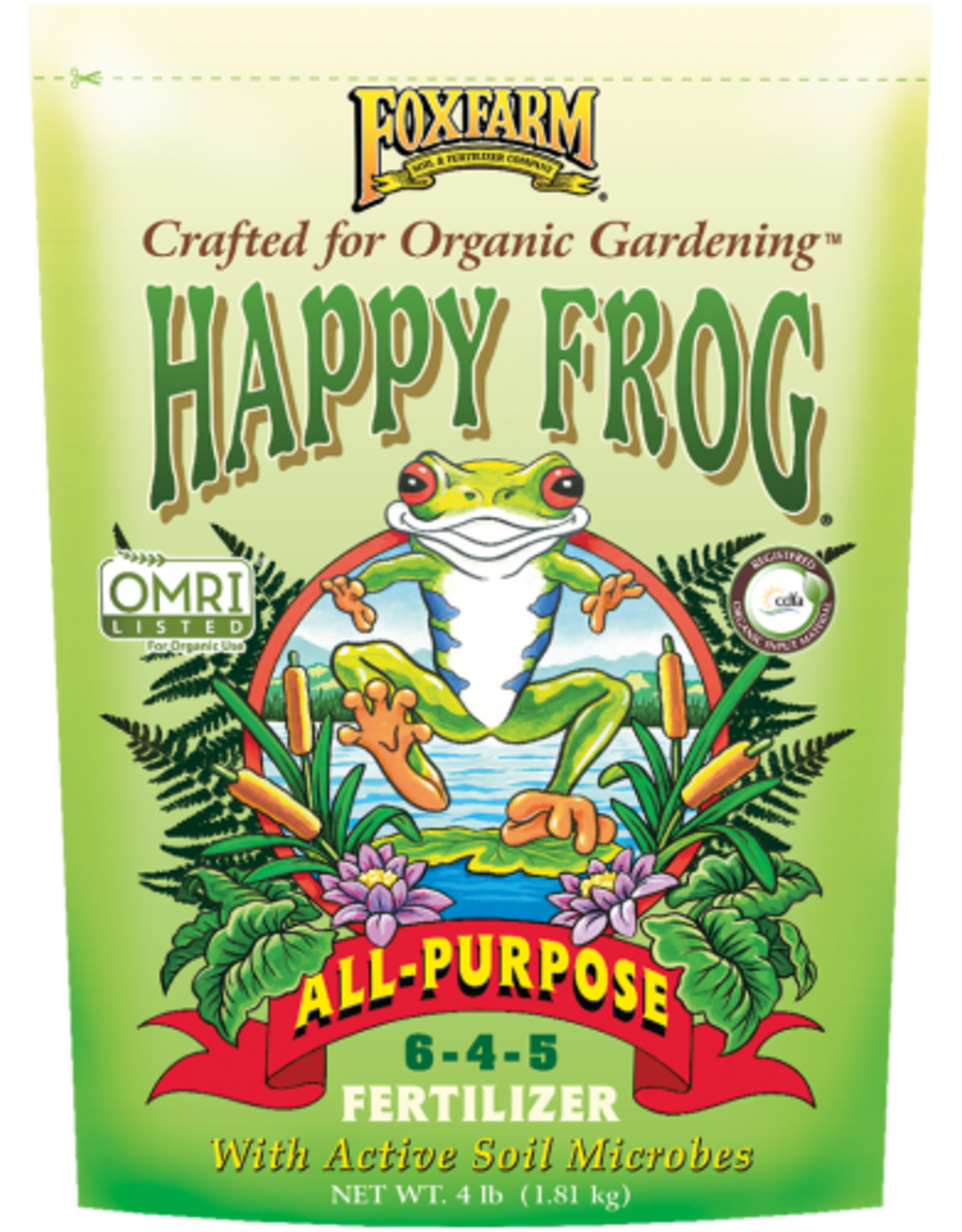 FoxFarm FoxFarm 4# Happy Frog All Purpose Dry Fertilizer