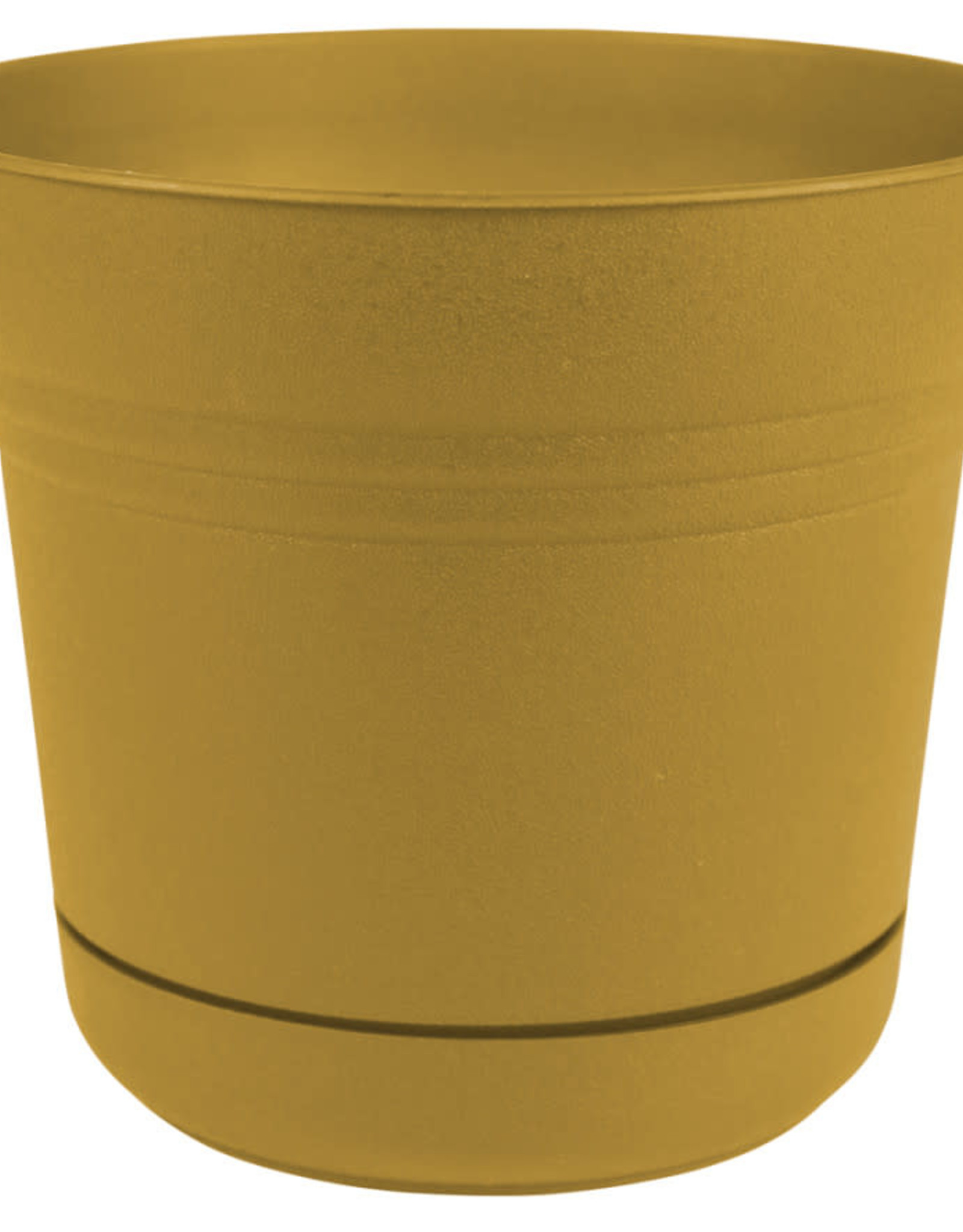 Bloem Saturn Planter Earthy Yellow 12 in