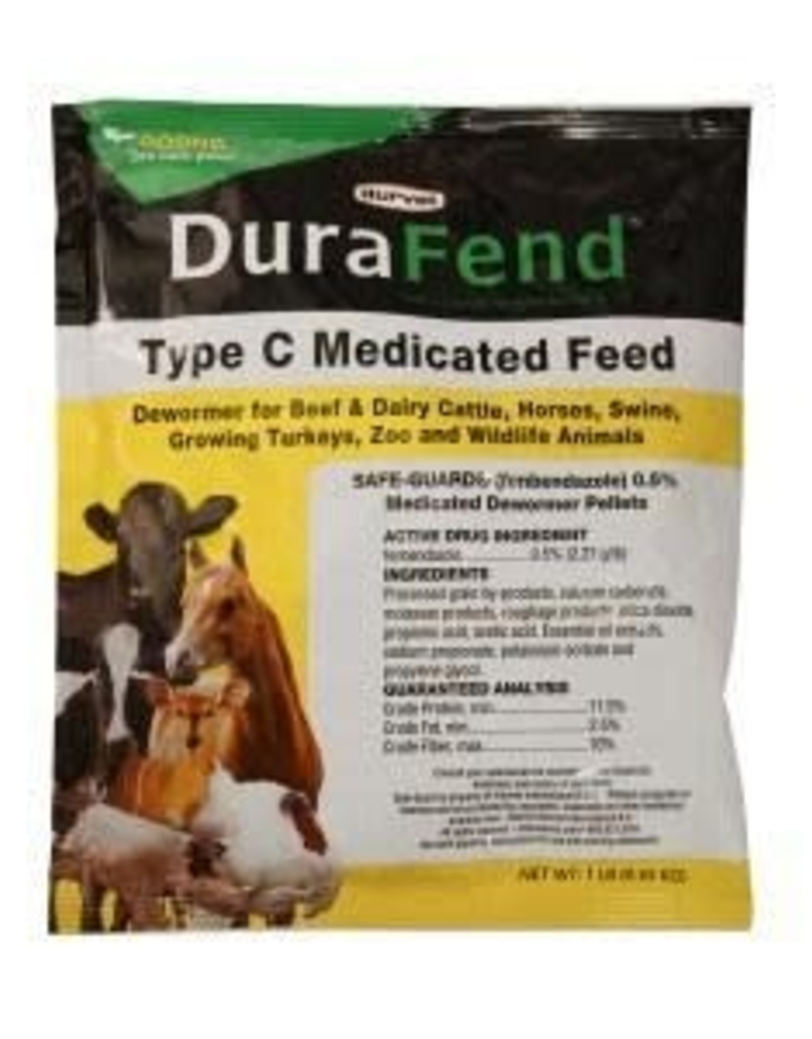 DURVET DURAFEND 1lb (FENBENDAZOL 0.5%) Dewormer