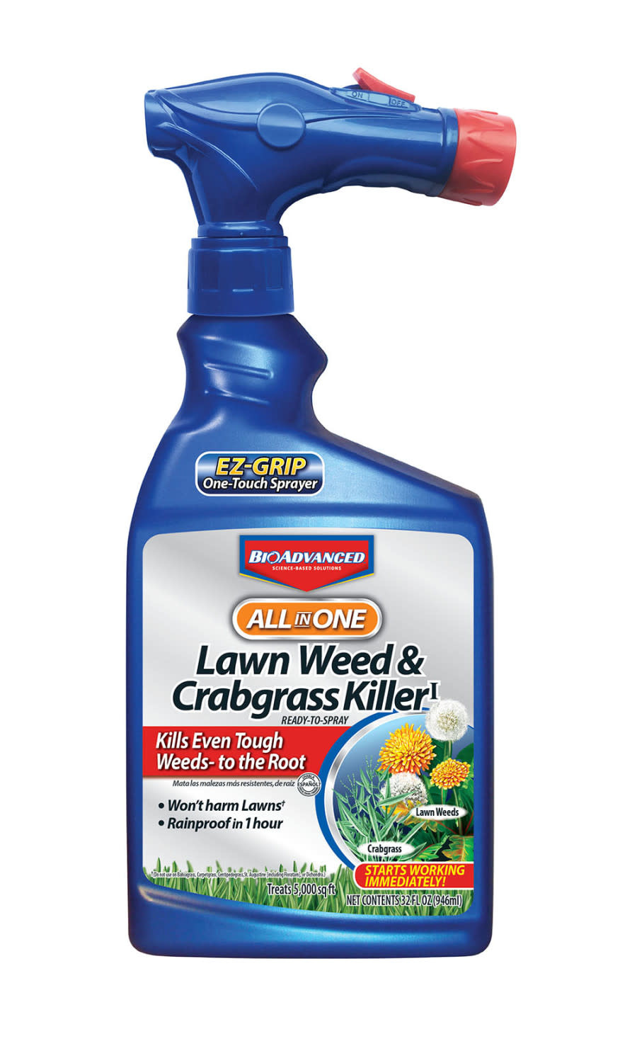 Bioadvanced All In One Weed And Crabgrass Killer Ready To Spray 32 Oz