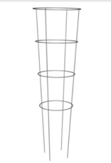 Panacea™ Tomato Cage  - Galvanized - 16in Diam x 54in H / 4 Rings x 4 Legs