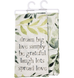 Dish Towel - Dream Big Live Simply Spread Love