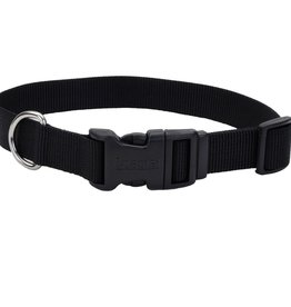 COASTAL PET PRODUCTS COLLAR NYLON Adjustable 5/8" BLACK SMALL 10-14" COA