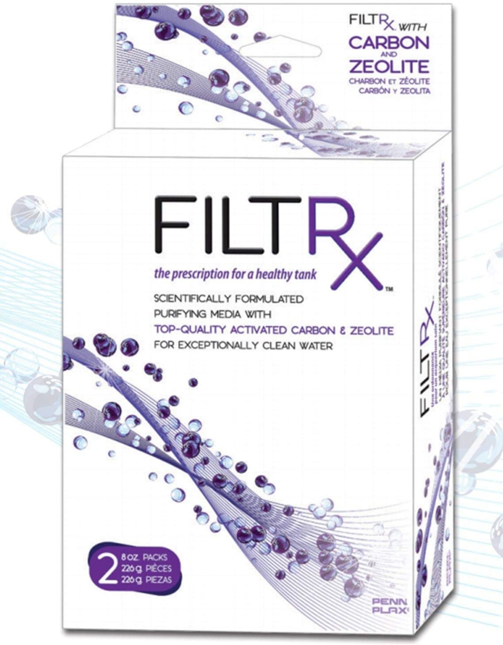 Penn-Plax Filtrx Carbon/Zeolite (Super-charged Filter Media Bags) DISC