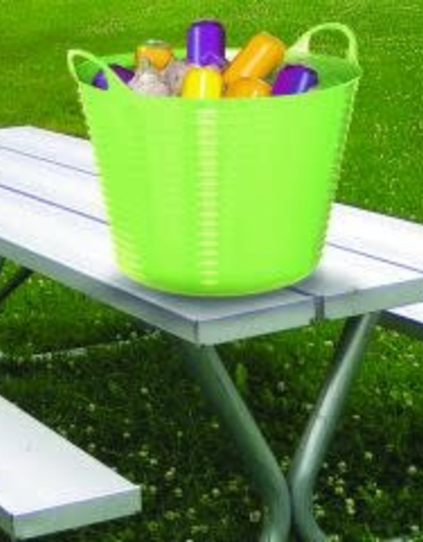 MILLER MFG CO INC FLEXTUB Poly/Rubber Lime Green 11Gal