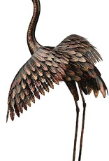 Regal Art Bronze Crane 41" - Wings Out Regal Art Bronze Crane 41" - Wings Out