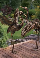 Regal Art REGAL BRONZE CRANE - WINGS OUT 41 IN