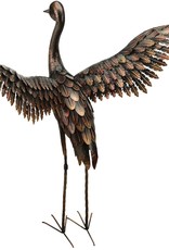 Regal Art Bronze Crane 44" - Wings Up