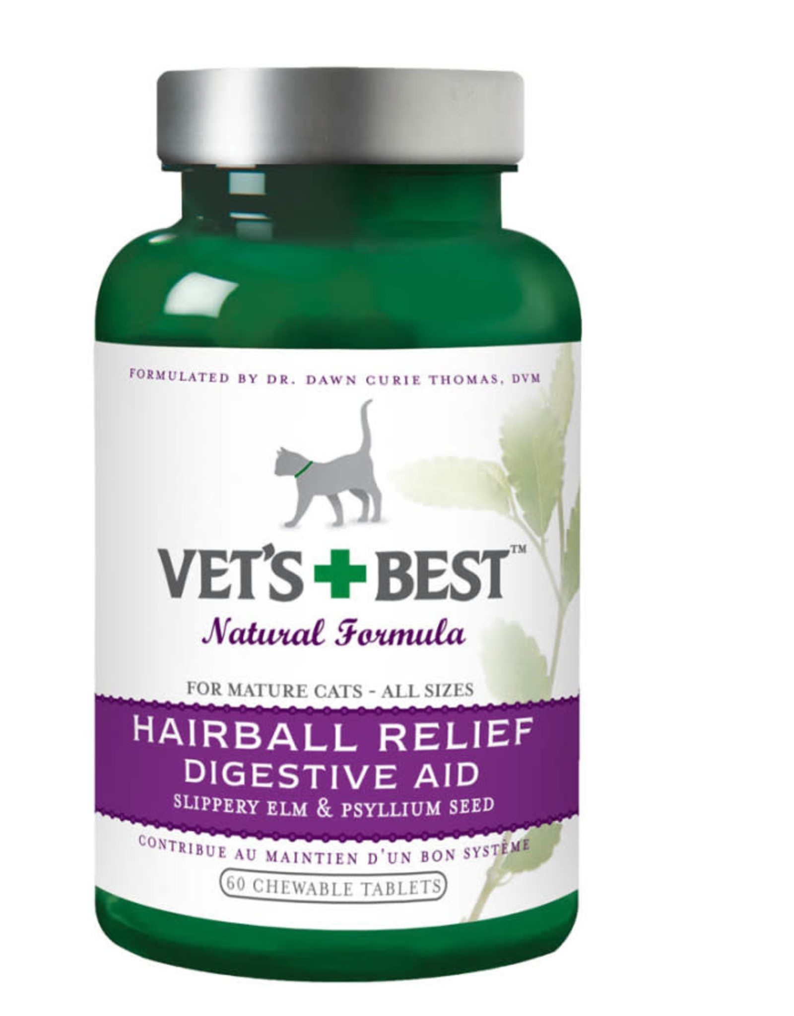 HERO PET BRANDS LLC Vet's Best Cat Hairball Relief Tablets 60 ct