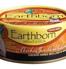Venture Earthborn Holistic Grain Free Chicken Jumble with Liver Canned Cat Wet Food 5.5oz