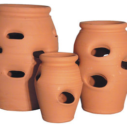 2 Gallon Strawberry Jar 7” x 13“ Terra Cotta