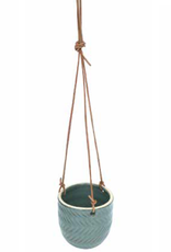 Hanging Egg Planter Cream, Jade, Blue 4.75” x 4.5“ Assorted Case - 3 Colors 3 of Each Color