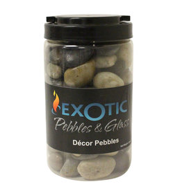 EXOTIC PEBBLES Exotic Pebbles Polished Jar Pebbles Mixed 5 lb
