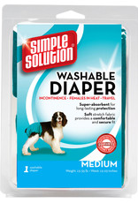 Simple Solution Washable Diaper Blue Medium