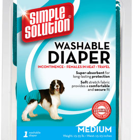 Simple Solution Washable Diaper Blue Medium