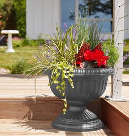 Bloem Grecian Urn Charcoal 18 in