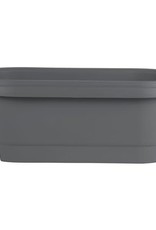 Bloem Deck Rail Planter Charcoal 24 in