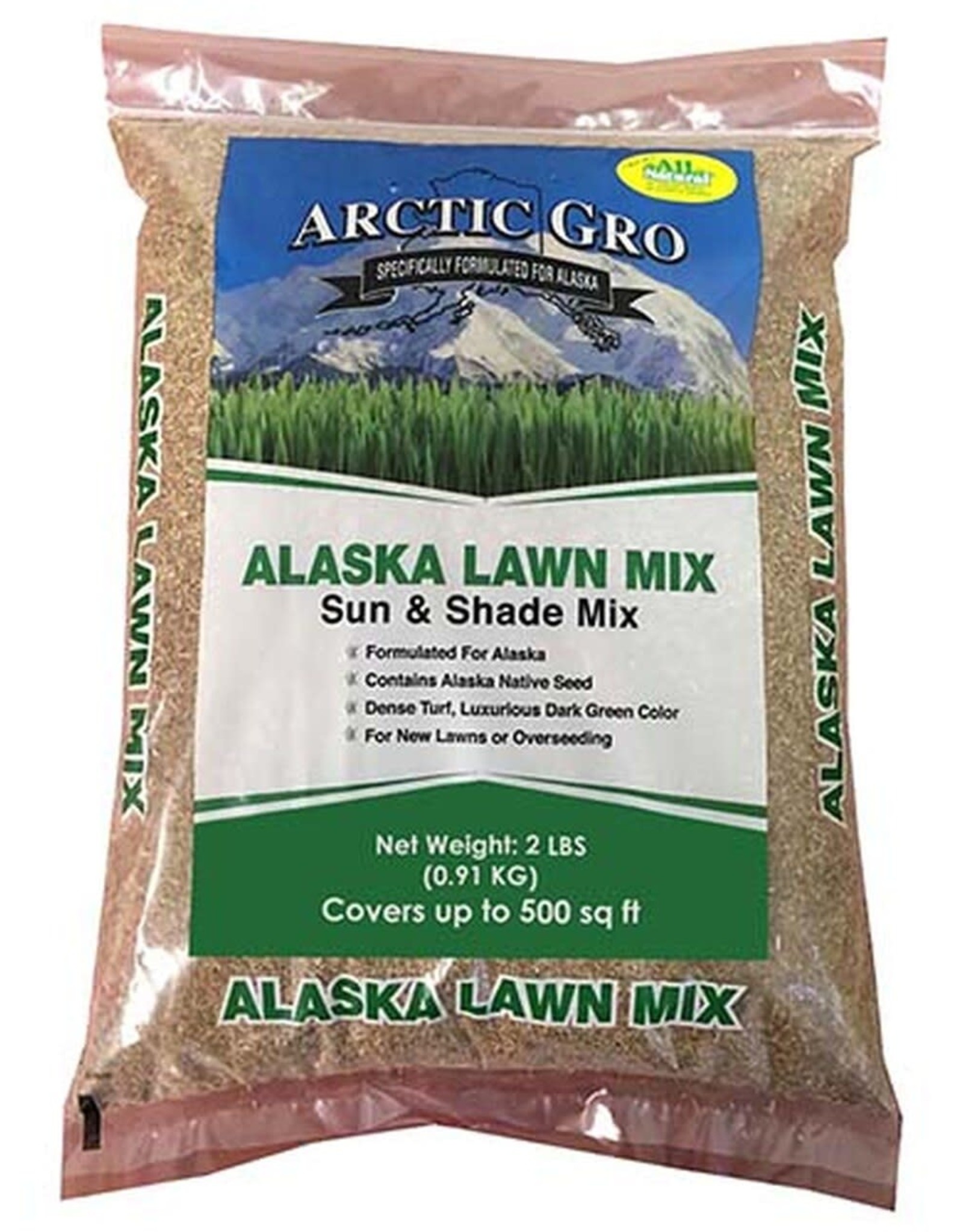 Alaska Mill and Feed Alaska lawn mix arctic grow 2lbs 12/cs