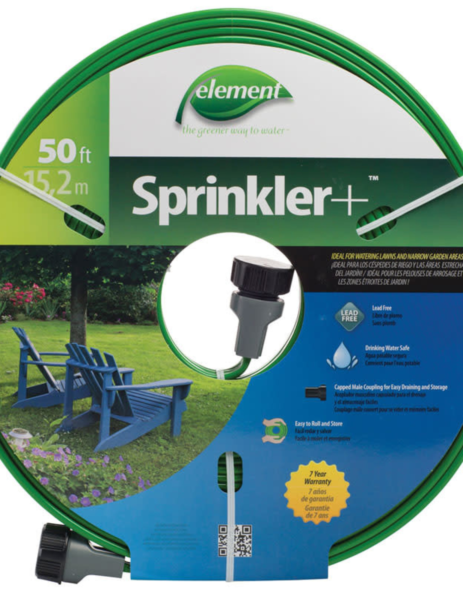 Element Hose Soaker/Sprinkler 50ft