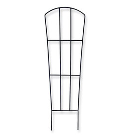 24“ Fan Pot Trellis Black