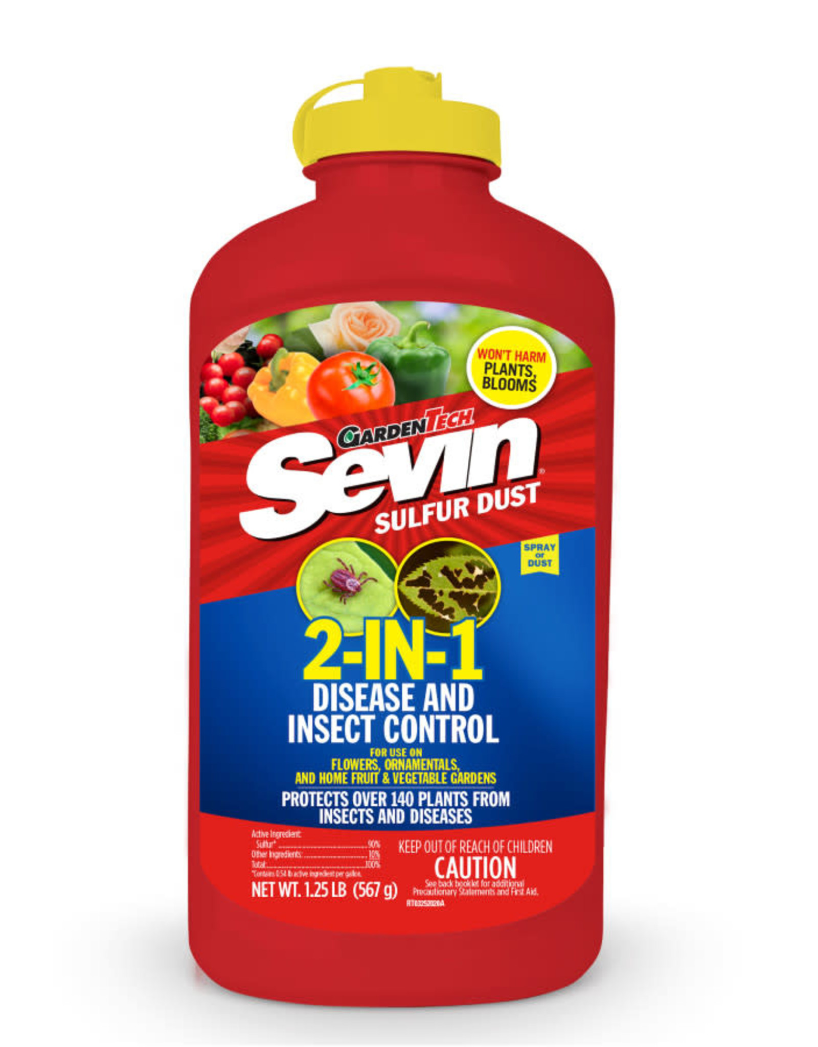 Gardentech Sevin Sulfur Dust 1.25 lb