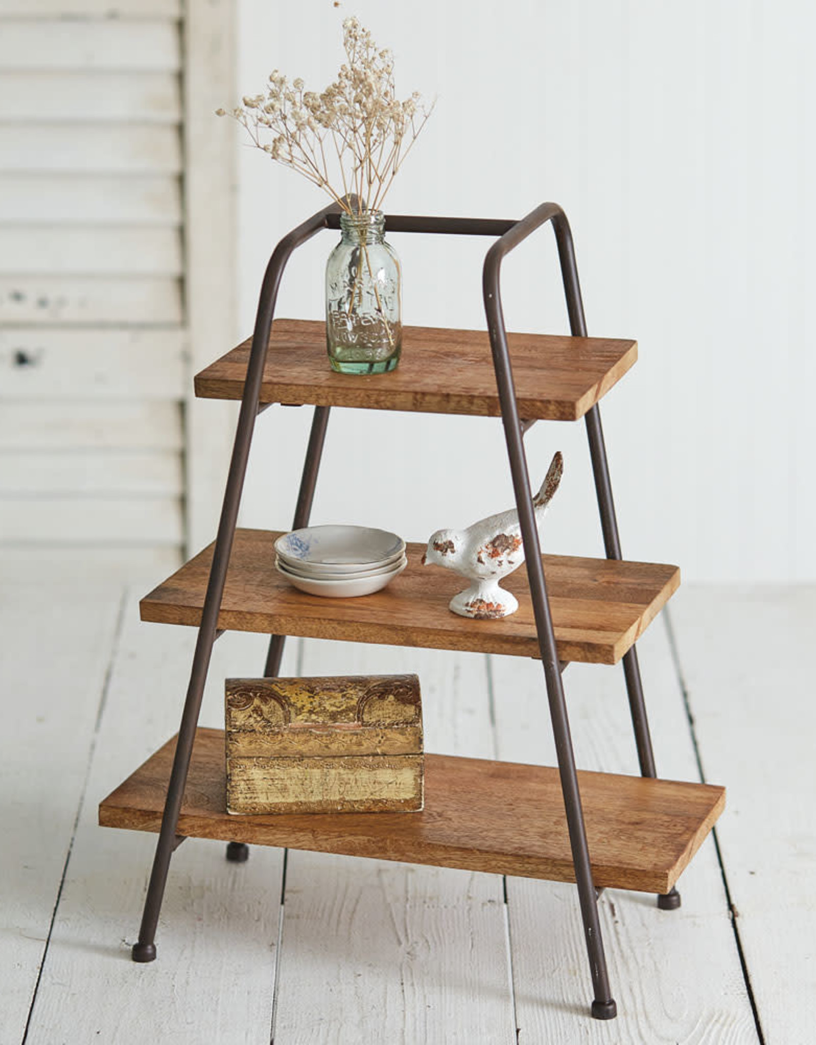 Tabletop A-Frame Shelves