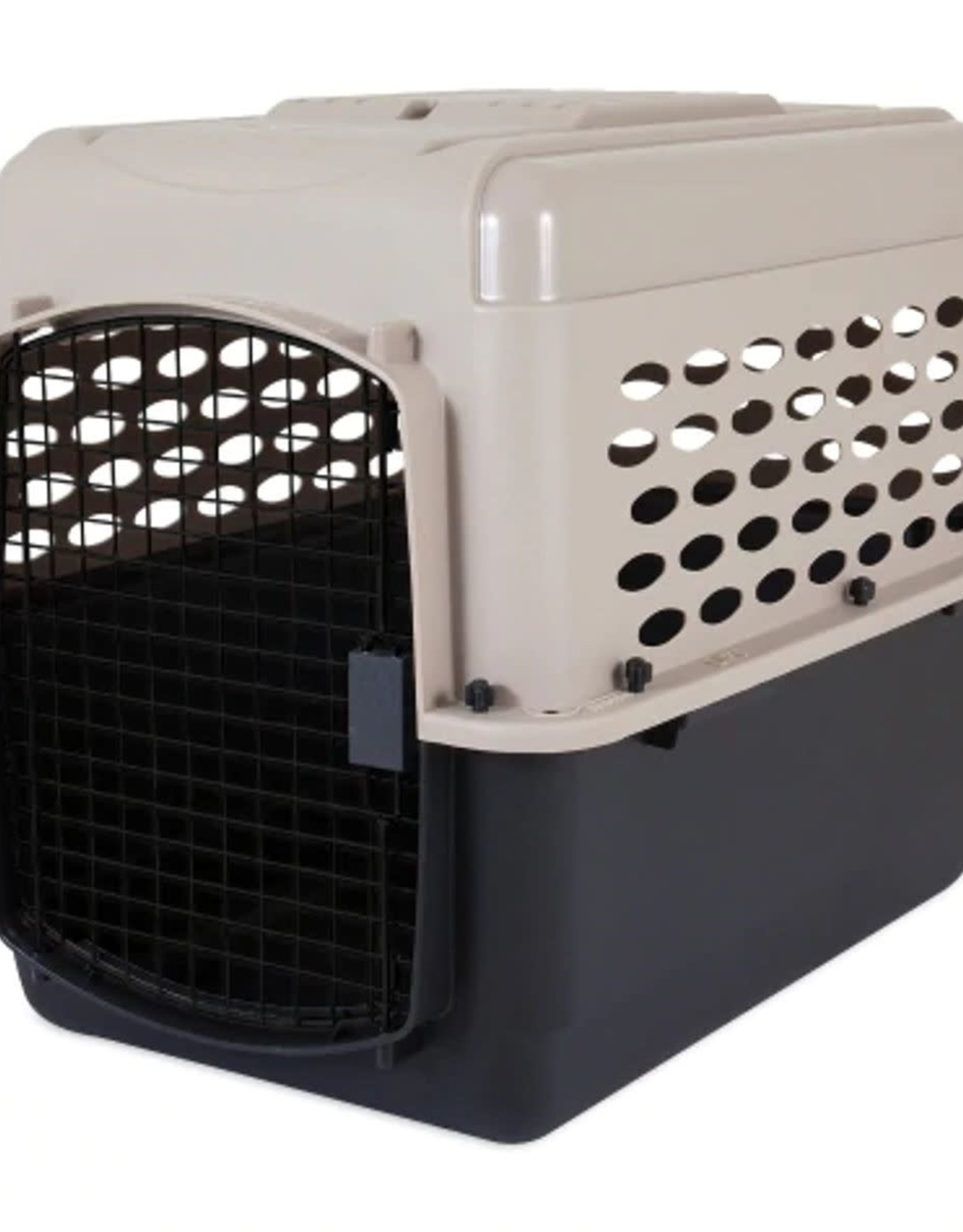PETMATE INC Petmate Vari Dog Kennel Hard-Sided Taupe, 50-70lb Black 36 in