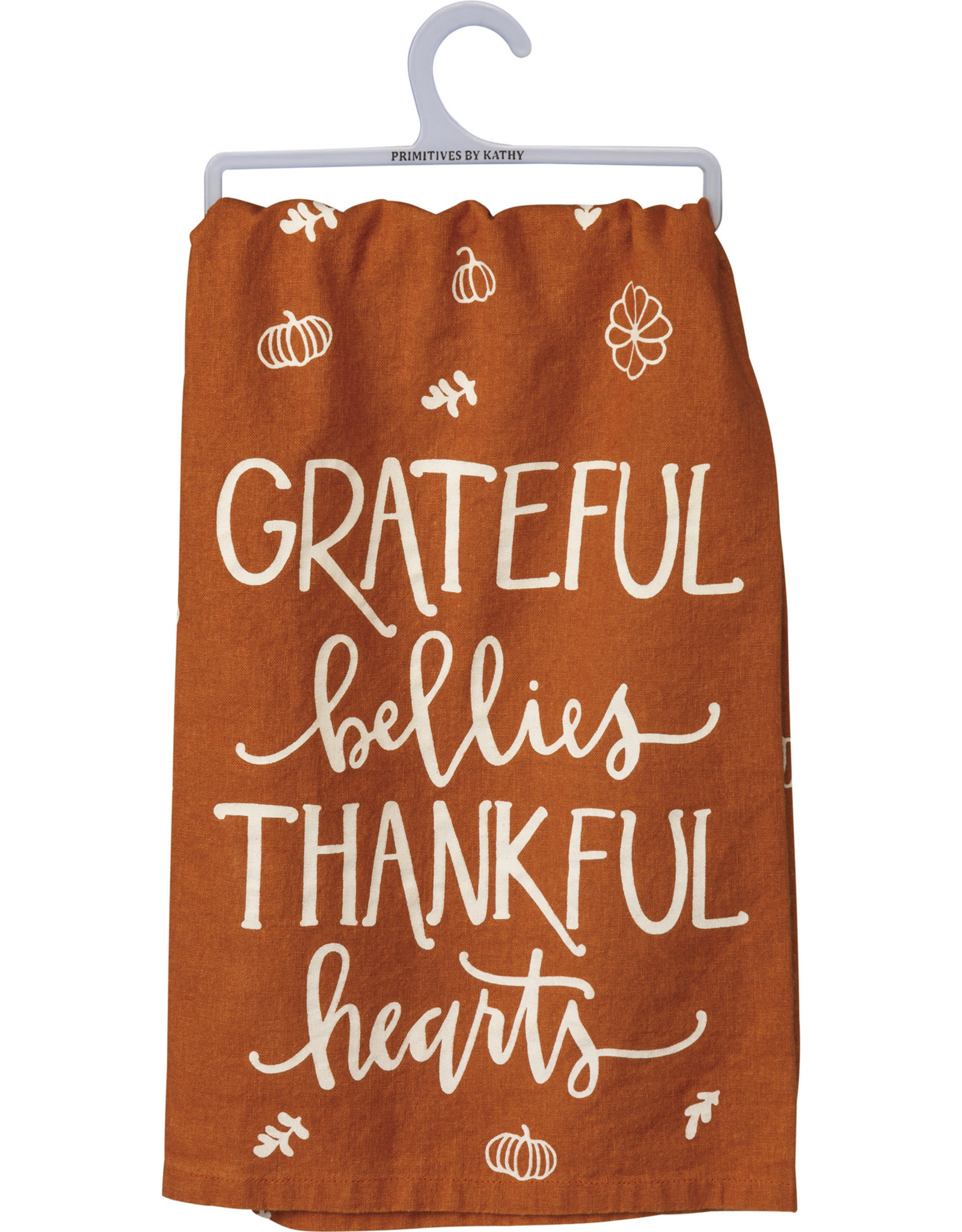 Dish Towel - Grateful Bellies Thankful Hearts