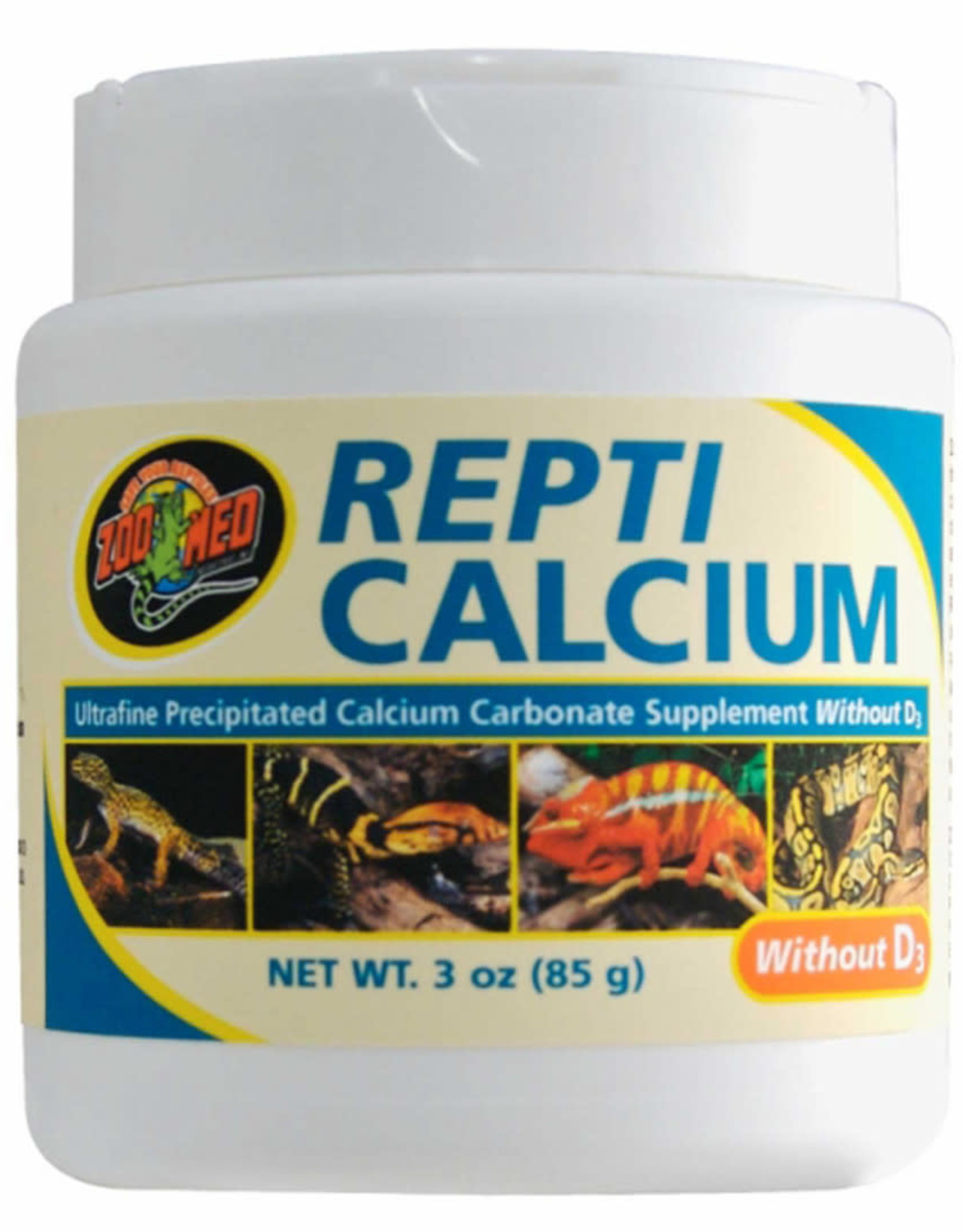 ZOO MED LABORATORIES ZML Repti Calcium (without vitamin D3) 3oz