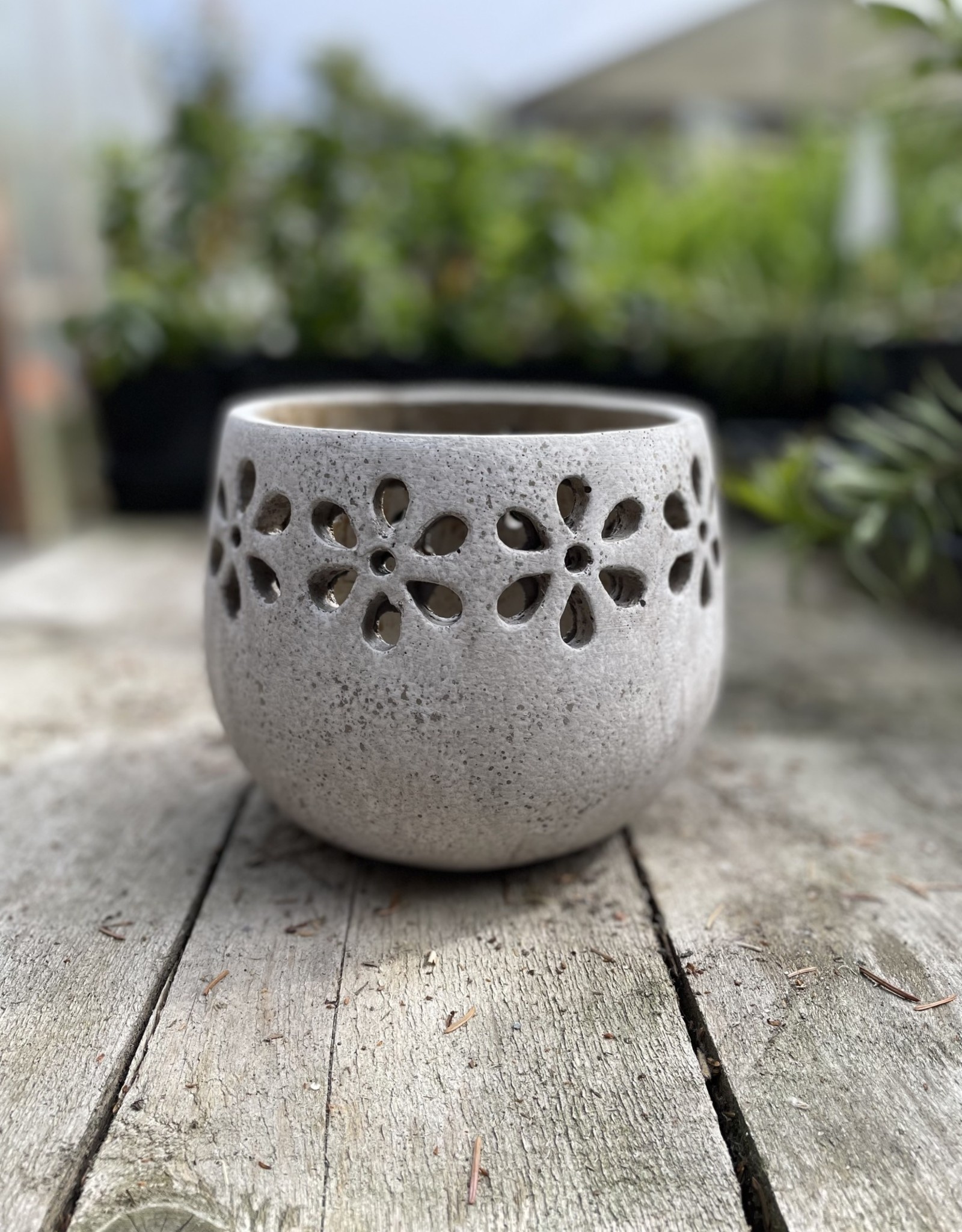 Belrose Planter – Natural  Cement 7.5″ x 6.25″