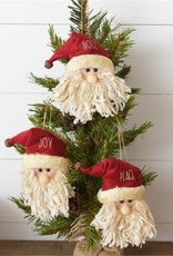 Santa Ornaments  - Peace, Joy, Noel