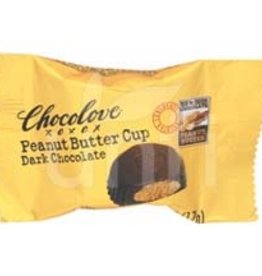 Chocolove Cups Dark Chocolate/Peanut Butter .60oz