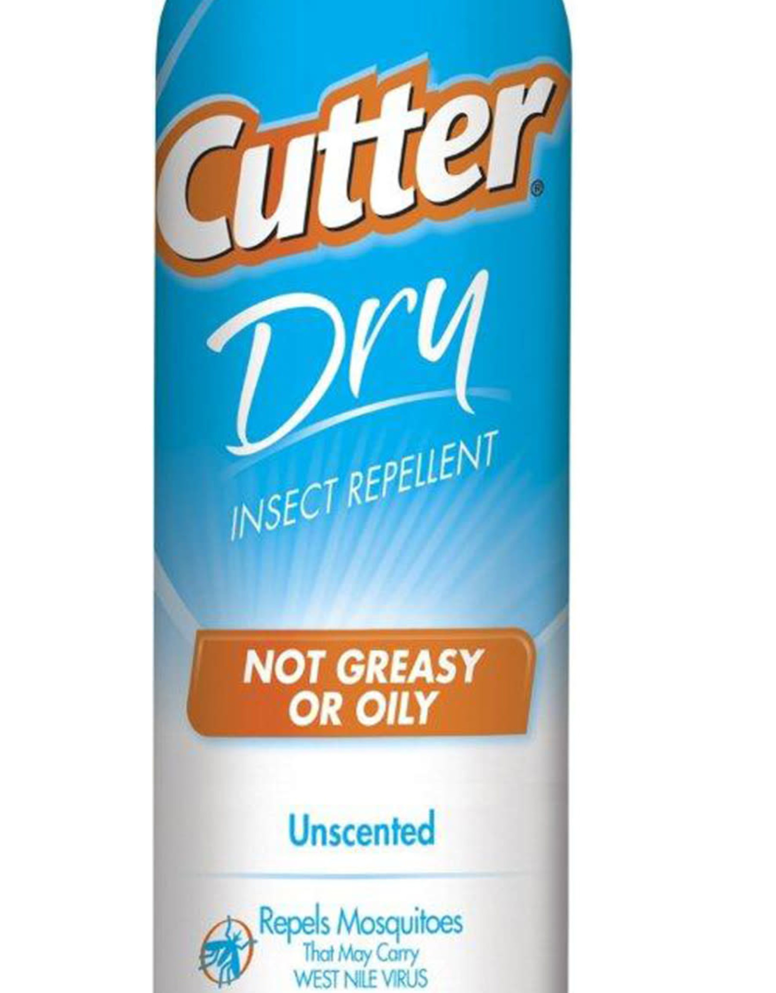 Cutter Dry Insect Repellent Mosquitoes Unscented Aerosol 4 fl oz
