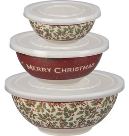 Bowl Set - Merry Christmas